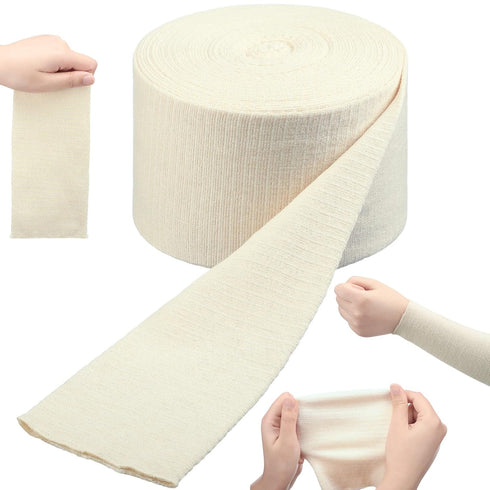 Tondiamo Cotton Tubular Stockinette Gauze Roll Tubular Arm Stocking Elastic Leg Stockinette