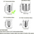 LED Microwave Light Bulb, Over Stove Appliance, 40W Incandescent Equivalent, E17 Dimmable, 2 Pack