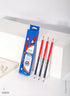 Precision Marking Pencils for Detailed Work, Wooden Pole Red and Blue Dual Color