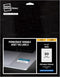 Avery White Asset Tag Labels, 3/4" x 2", 240 Waterproof Laser Printable Tags (61526)