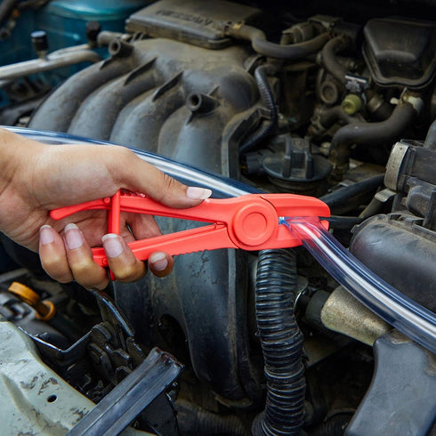 Juvale 3-Pack Hose Pinch Off Pliers - Fuel Line Clamp Tool for Automotive Brake, Radiator and Coolant (Red, 3 Sizes) by Juvale