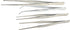 4Pcs 304 Stainless Steel Tweezers: 6" 7" 8" 10" with Precision Serrated Tips for Jewelry, Crafts, and Cooking.
