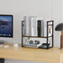 YINMIT Desktop Shelf Organizer - 2 Tier Wood Desk Storage Rack and Freestanding Display Shelf for Office, Home,