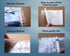 BEUYI Premium Resealable Adhesive Shipping Label Pouches, 5'' x 7.5'' (50 Pack)