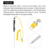 MECCANIXITY K Type Surface Thermocouple Temperature Probe Sensor, Stainless Steel -58 to 1112°F