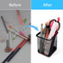 Pen Holder for Desk, Wire Mesh Pencil Cup Holder for Desk Organizer for Office Supplies by HSYMQ