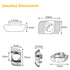 Hotop 150 Pieces 2020 Series T Slot Nuts, Hammer Head Fastener, Plated Carbon Steel Sliding M5 T Nuts