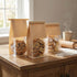 Tavira 70 Pack 11 5.1 3.9 Inches Bread Bags for Homemade Bread, x x Kraft Paper Bakery Bags with Tin Tie Tab Lock
