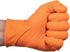 ForPro Heavy Duty Disposable Nitrile Gloves | Orange, 8 Mil, Industrial Grade, Latex-Free, 100-Count