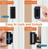 Husfunov 2 Pack 3" 800 lbs,for Home Security Door Lock,Childproof Door Reinforcement Lock,with Stop Withstand Inward