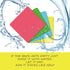 Dry Erase Sticky Notes, Reusable Label Stickers for Organizing Storage Bins, Removable & Washable (4"x4", 12 Sheets)