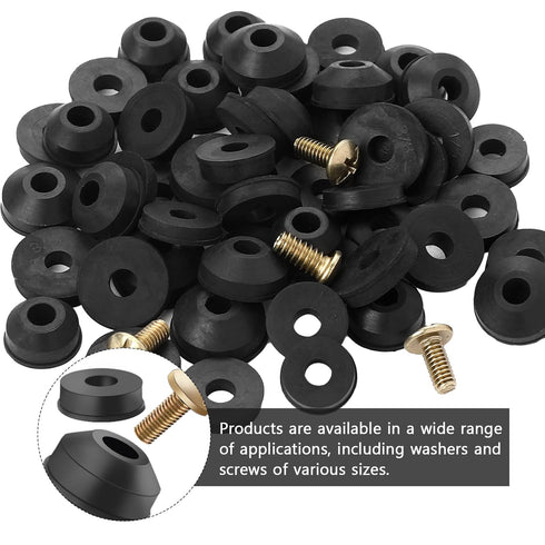 Faucet Washers, 58 Pack Faucet Washer Assortment Kit for Repairing Faucet Leak Worn Out Washers