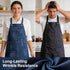 Stylish Denim Apron for Women with Pockets - Perfect for Hair Stylists and Plus Sizes