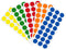 ChromaLabel 1/2 Inch Circle Sticker Labels, 1200 Colored Sticky Dots, Easy to Write On, Permanent Color Coding