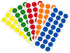 ChromaLabel 1/2 Inch Circle Sticker Labels, 1200 Colored Sticky Dots, Easy to Write On, Permanent Color Coding
