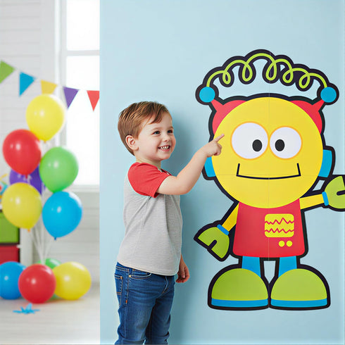 6 2026 Giant Robot Cutouts - Pieces - Educational and Learning Activities for Kids VBS