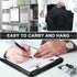 Geyee 8 Pcs Clipboards with Storage, Letter Size Foldable Nursing Clipboard with Pen Holder, Low Profile Clip Board