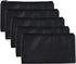 XINGXINRONG Bank Bag,5 Pack Leatherette Security Deposit Bags Utility Zipper Bags for Tools,