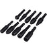 Yakamoz 10Pcs 1/4 Inch Hex Shank Rotary Rasp File Set - Wood Carving Burrs Drill Bits for Wood Polishing