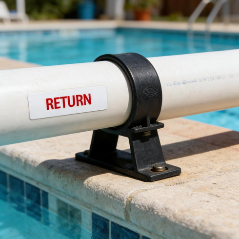 Limarqabel 1440 Swimming Swimming Pcs Pool Equipment Identification Labels Piping Identification Sticker Plumbing
