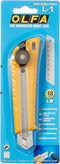 OLFA Heavy-Duty 18mm Ratchet-Lock Utility Knife (L-1)