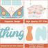 Hippie Be Kind And Do Your Thing Cutouts, Classroom Bulletin Board Groovy Positive Sayings for School Home Decor
