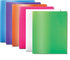 BAZIC 2 Pockets Poly Folder, Bubble Embossed Portfolio - Letter Size Plastic Folders Holder for Office Business