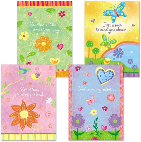 Thinking of You Religious Greeting Cards Value Pack - Set of 8, 5" x 7" Cards