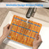 CERXMPT 2026 Calendar Mouse Pad Tiger Texture, Calendar with Holidays Mouse Pads, Non-Slip Rubber Base Mousepad