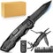 Gifts for Men - Multitool Pocket Knife with Blade, Perfect for Camping, Emergency, and Outdoor Use
