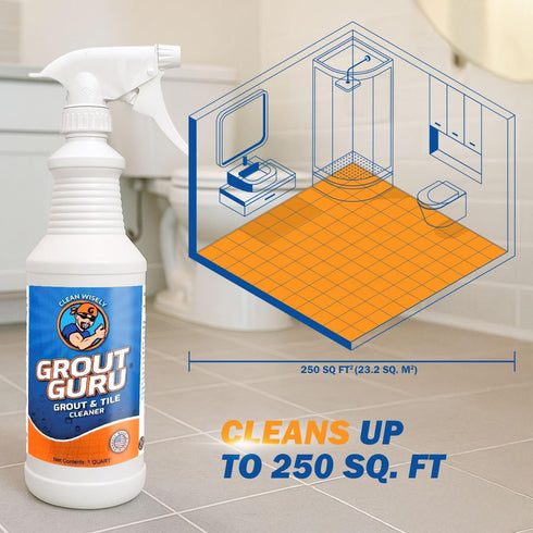 32 Oz The Professional Grout Cleaner for Tile Floors, Acid-Free Floor Gel Cleaner Cleaning Solution for Tile, Marble
