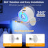 Plomixius 2 3000mAh 7 3 Dimmable, 360Rotate LED Wall Mounted Lights Psc with Remote, Rechargeable Wall Sconces RGB