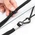 SHINKODA Adjustable Extra Long Mask Lanyard Neck Strap Hanger/Holder, Elastic Rope with Double Clips & Snap Button,