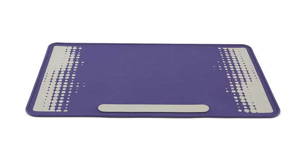 Heathrow Scientific Large Silicone Lab Mat, Reusable, Purple/Grey