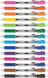 TUL WHJJK Retractable Gel Pens - Bullet Point, 0.7 mm, Gray Barrel, Assorted Colors, Pack of 14