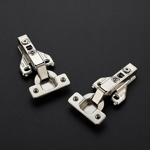 Ravinte 1 Pair 2 Packs Full Overlay Cabinet Door Hinges,105 Degree Adjustable Concealed Kitchen Cabinet Hinges Soft Close for Face Frame Cabinet