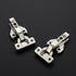 Ravinte 1 Pair 2 Packs Full Overlay Cabinet Door Hinges,105 Degree Adjustable Concealed Kitchen Cabinet Hinges Soft Close for Face Frame Cabinet