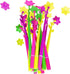Yansanido Fluent Writing Pen, 12 Pcs 0.5 mm Black Ink, Flower Shape Cute Gel Ink Pen for School Office Supplies