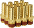 SUNGATOR 12-Pack Air Hose Fittings, 3/8" Barb to 1/4" NPT Repair Kit with Sealant, Male Brass Connectors with 12 Pcs