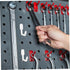 20pcs Cabilock Heavy Duty Pegboard Hooks Multi Purpose Organizer for Tools Kitchen Items Accessories Wall Hangers