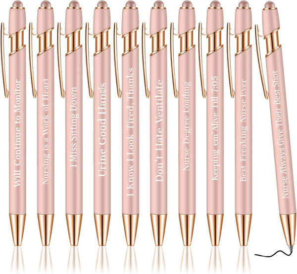 Nurse Gift Pens, Super Cute Saying Pen for Graduated Nursing Students, Staff Coworkers Friends on Nurse's Day (Style 2)