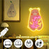 XEUXUTA Mom and Baby Bear Neon Sign LED Neon Sign for Wall Decor LED Lights for Bedroom Kids Room Nursery Cute