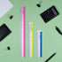 Set of 3 Aluminum Rulers, 6”, 8”, 12” in Inch and cm Scale, Random Color