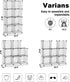 C&AHOME Wire Cube Storage, 8-Cube Organizer Metal Grids, Modular Shelves Units for Home, Office, Living Room