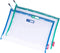 Rough Enough Plastic File Folder Organizer - Clear Document Bag Pouch for A4 Paper, Legal Size, Important Document