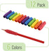 Mr. Pen 12 Pack Colorful Pencil Grips, Pencil Holder for Kids, Rubber Pen Grips for Adults with Arthritis