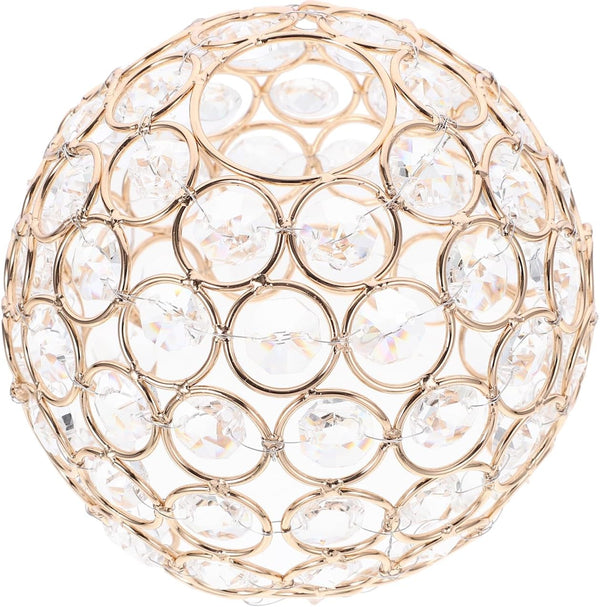 ARTIBETTER Crystal Glass Lampshade 4.33In Decorative Ceiling Light Cover Replacement Fixture for