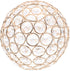 ARTIBETTER Crystal Glass Lampshade 4.33In Decorative Ceiling Light Cover Replacement Fixture for