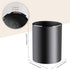Vaydeer Metal Pen Holder - Round Black Pencil Cup for Desk, Office, School, Home Stationary Supplies (3.15 x 3.15 x