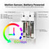 3.3FT Remote/4Mode, Dimmable 16Colors Closet Motion Sensor LED Strip Lights with RGB & Warm White Motion Activated LED